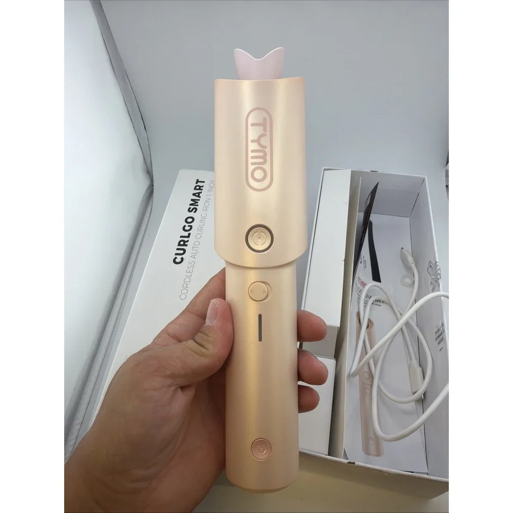 TYMO Cuelgo Smart Cordless Auto Iron 1 Inch Pink New Open Box / Never Used